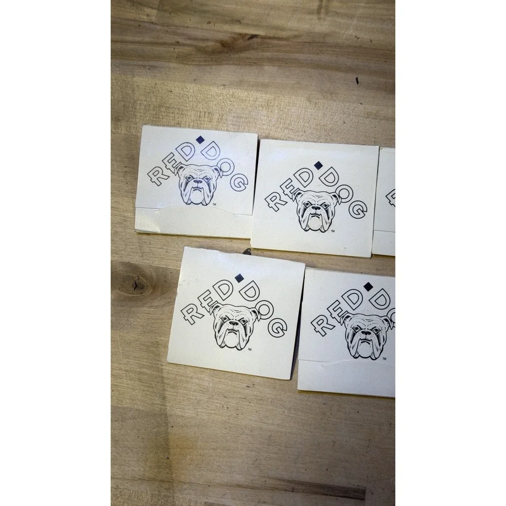 Red‎ Dog Logo Golf Tees Set of 5 - Red - In Original Pack/Envelope
